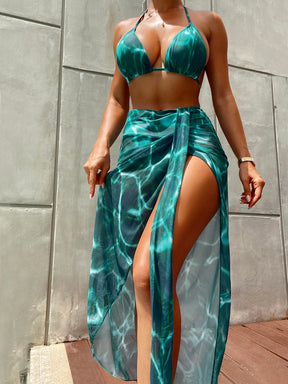 CONJUNTO DE BIQUÍNI E CANGA LONGA - OCEAN DREAM