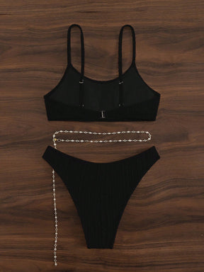 BIQUÍNI SEM ESTAMPA CINTURINHO - LUXO