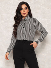 CAMISA LISTRADA FEMININA
