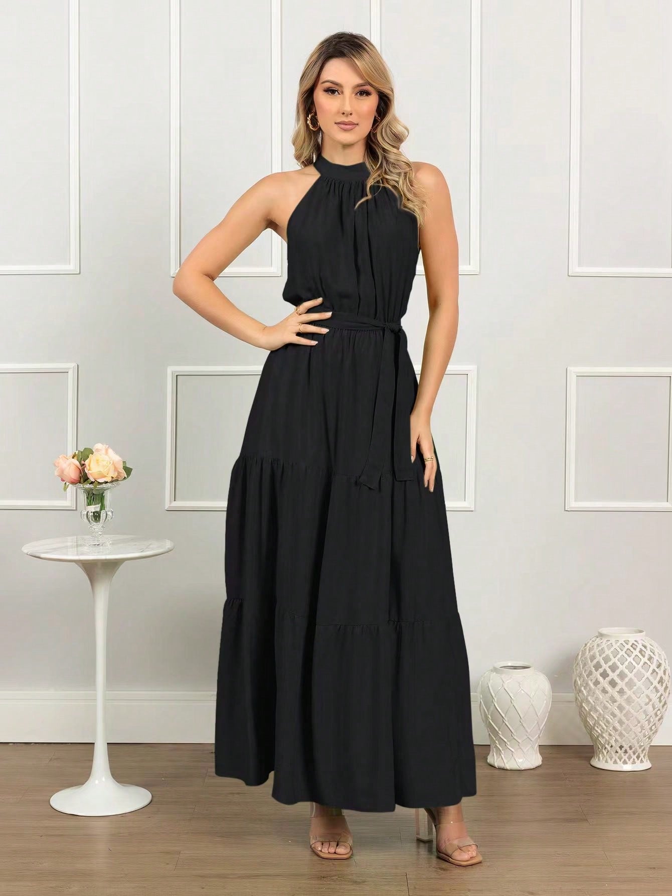 VESTIDO LONGO ESTILO FINE
