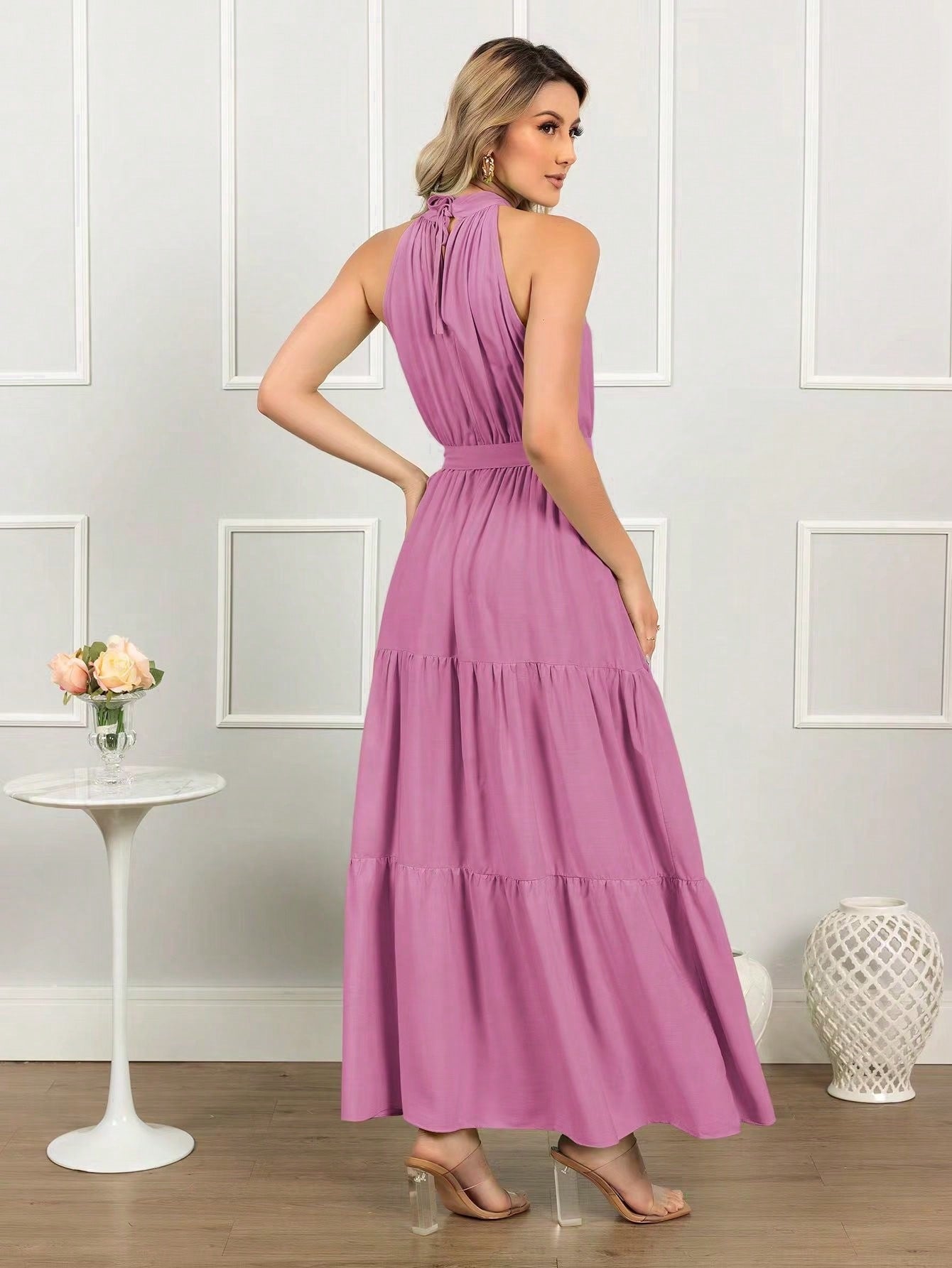 VESTIDO LONGO ESTILO FINE