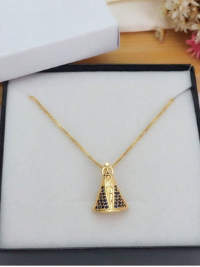 Proteção Divina – Colar Nossa Senhora Aparecida ✔