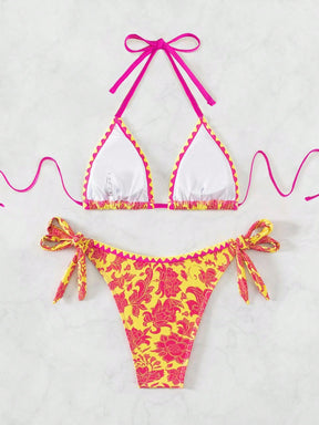 BIQUINI ESTAMPA TROPICAL PARAISO