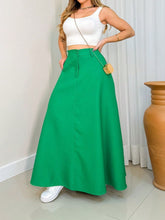 Saia longa de alfaiataria