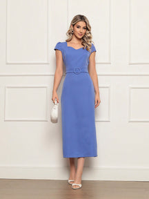 VESTIDO CINTURADO LUXO