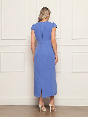 VESTIDO CINTURADO LUXO