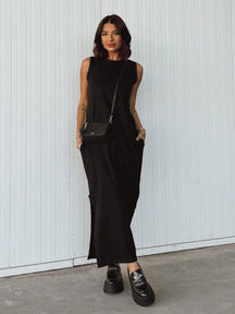 VESTIDO LONGO KAFTAN ALGODÃO SAHARI