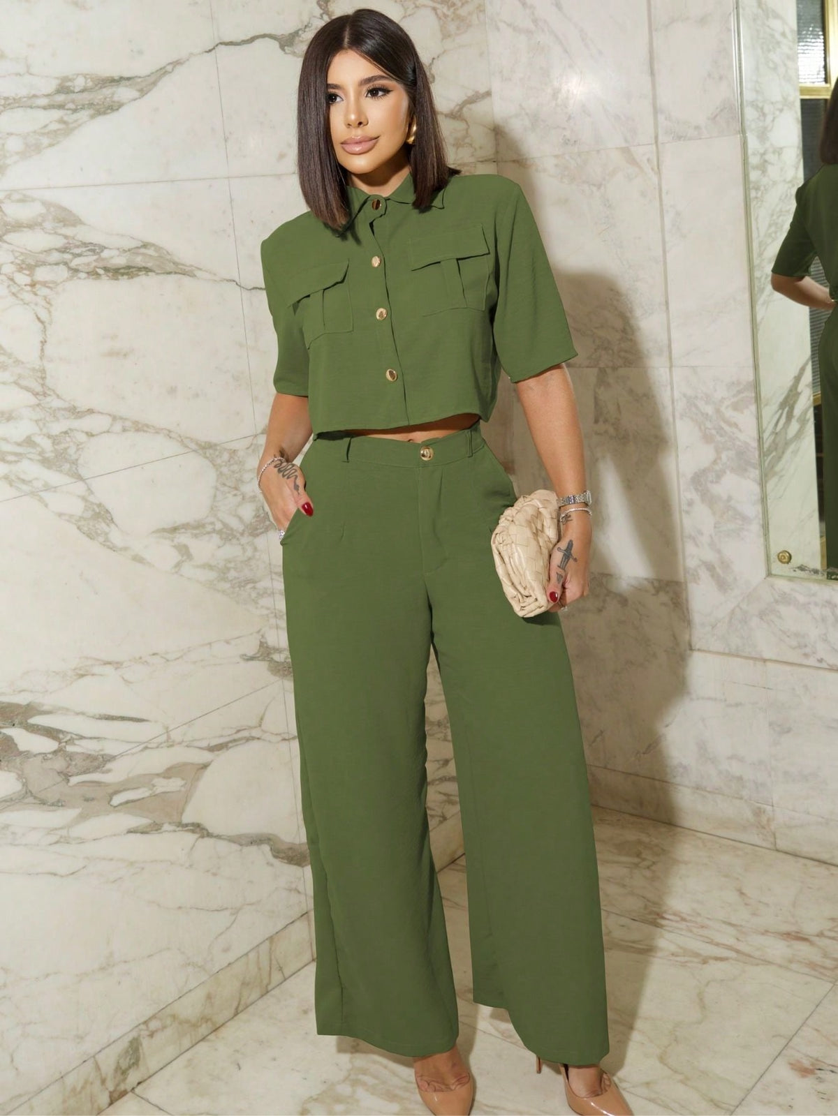 CONJUNTO FEMININO ELEGANZA