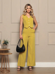 CONJUNTO SOLEIL ELEGANCE - EM ALFAIATARIA