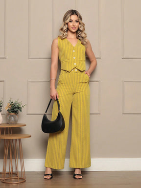 CONJUNTO SOLEIL ELEGANCE - EM ALFAIATARIA