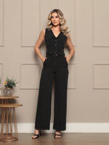 CONJUNTO SOLEIL ELEGANCE - EM ALFAIATARIA