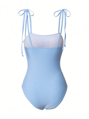 MAIÔ LISTRADO AZUL MARINA