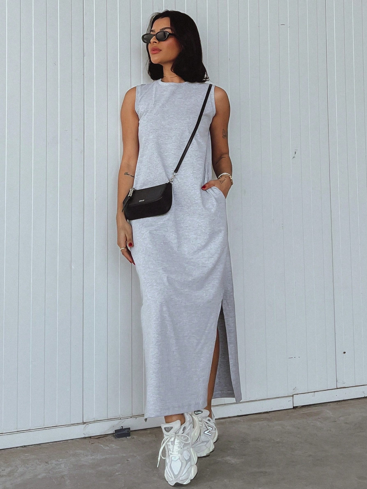 VESTIDO LONGO KAFTAN ALGODÃO SAHARI