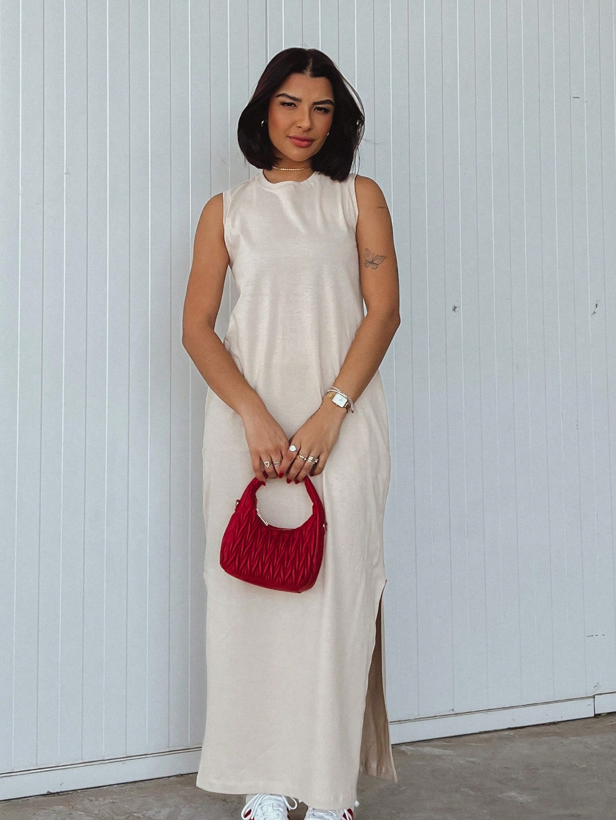 VESTIDO LONGO KAFTAN ALGODÃO SAHARI