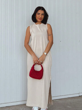 VESTIDO LONGO KAFTAN ALGODÃO SAHARI