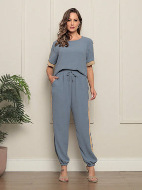 CONJUNTO CALÇA E BLUSA - ESSENCIAL