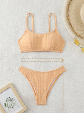 BIQUÍNI SEM ESTAMPA CINTURINHO - LUXO