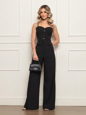 CONJUNTO EM ALFAIATARIA LARIS  - ELASTANO