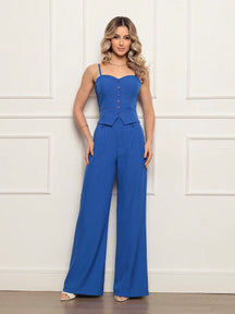 CONJUNTO EM ALFAIATARIA LARIS  - ELASTANO