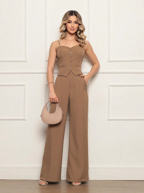 CONJUNTO EM ALFAIATARIA LARIS  - ELASTANO