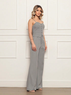 CONJUNTO EM ALFAIATARIA LARIS  - ELASTANO