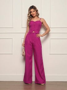 CONJUNTO EM ALFAIATARIA LARIS  - ELASTANO