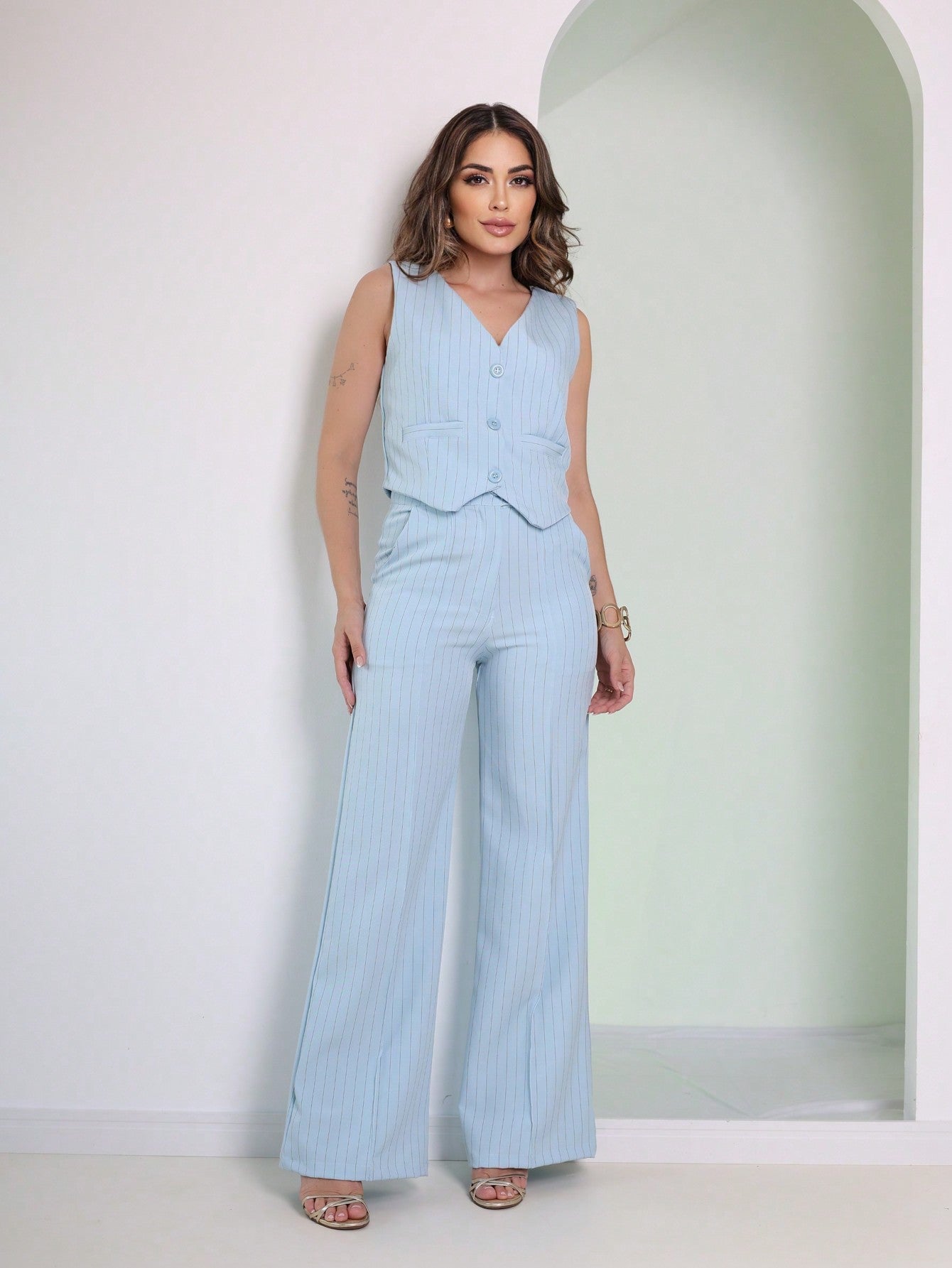 CONJUNTO SOLEIL ELEGANCE - EM ALFAIATARIA