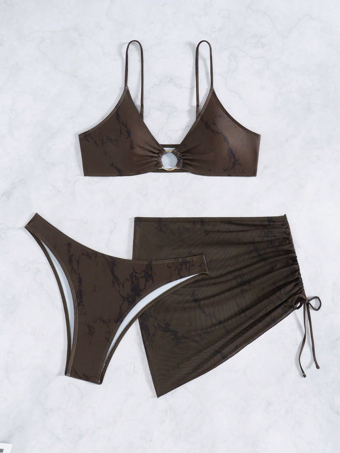 BIQUÍNI MÁRMORE DETALHE ANEL - ELEGANZA