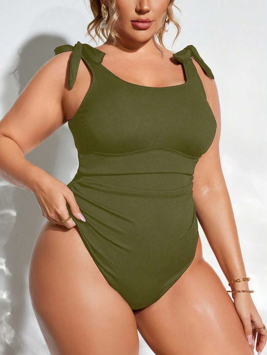 MAIÔ PLUS SIZE LAÇOS