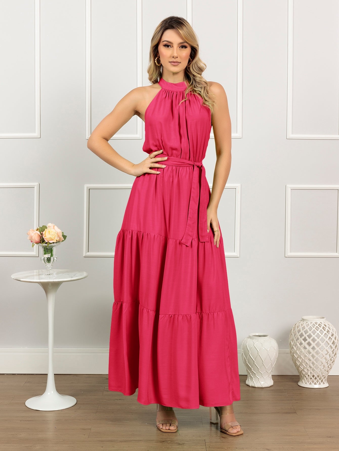 VESTIDO LONGO ESTILO FINE