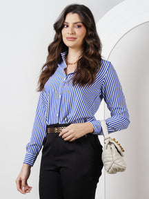CAMISA LISTRADA FEMININA
