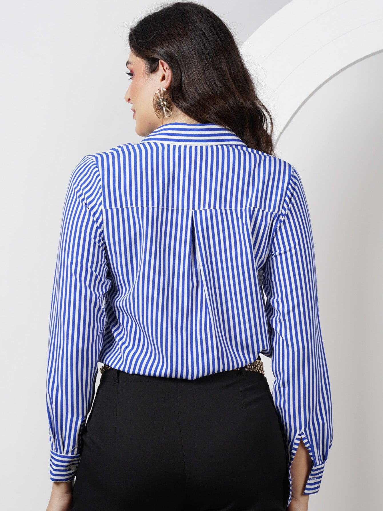 CAMISA LISTRADA FEMININA