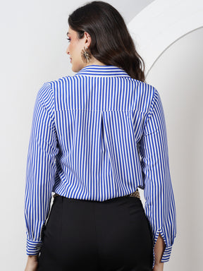 CAMISA LISTRADA FEMININA