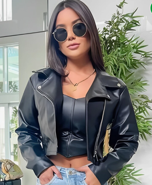 JAQUETA DE COURO - FEMININA