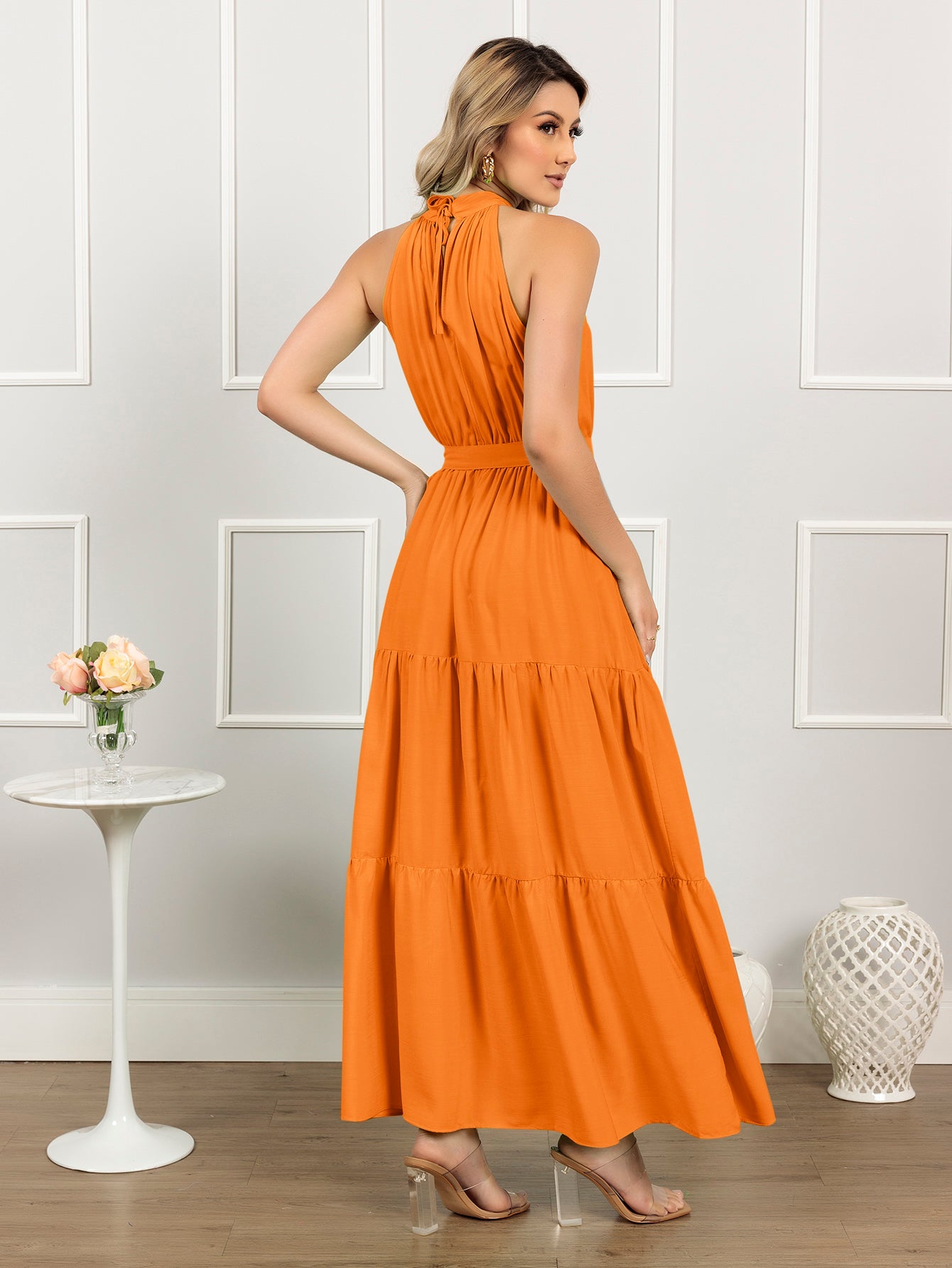 VESTIDO LONGO ESTILO FINE