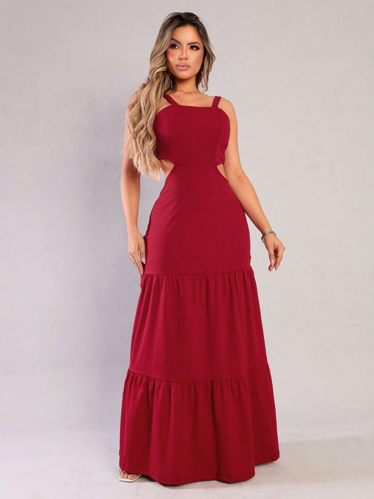 VESTIDO LONGO - COSTAS ABERTAS